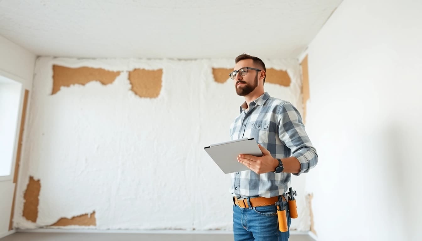 Get an accurate spray foam removal estimate with a professional contractor evaluating insulation.