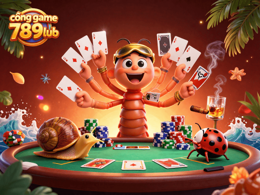 Engage in thrilling gameplay with the cổng game 789club, featuring iconic characters and rich casino elements.