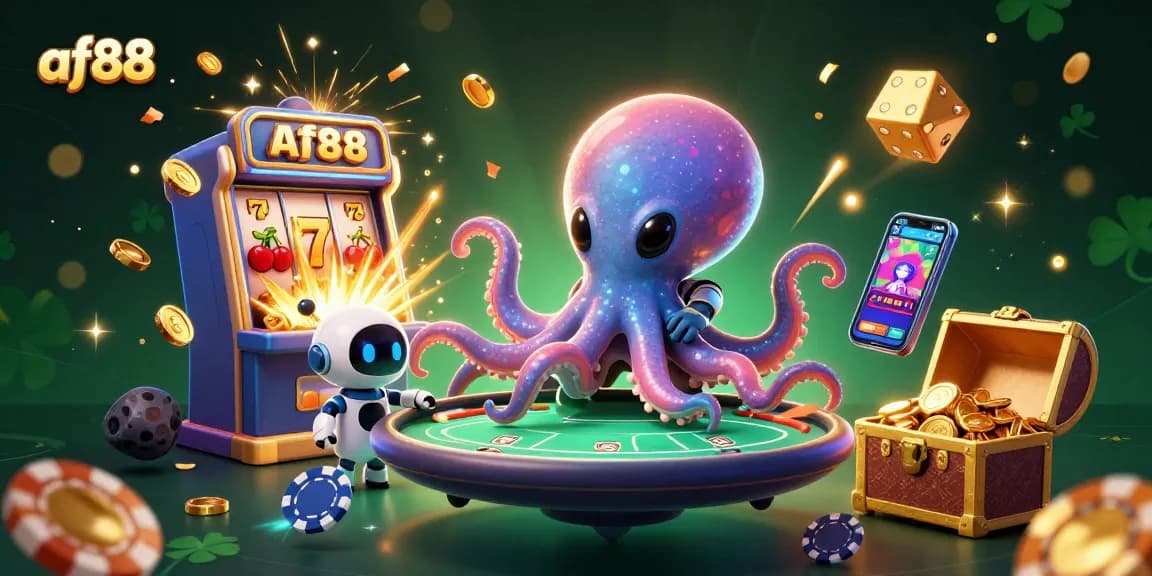 Engage with exciting gameplay at af88, experiencing vibrant online gambling with colorful casino elements.