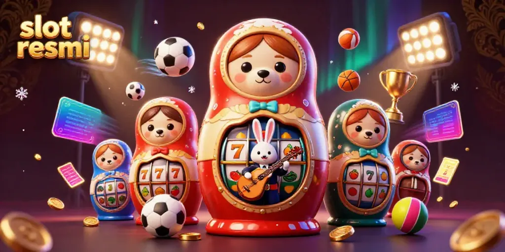 Experience the vibrant slot resmi atmosphere with animated casino elements and engaging characters.