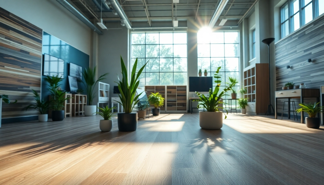 Find quality options at flooring stores near me with this vibrant vinyl flooring showroom.
