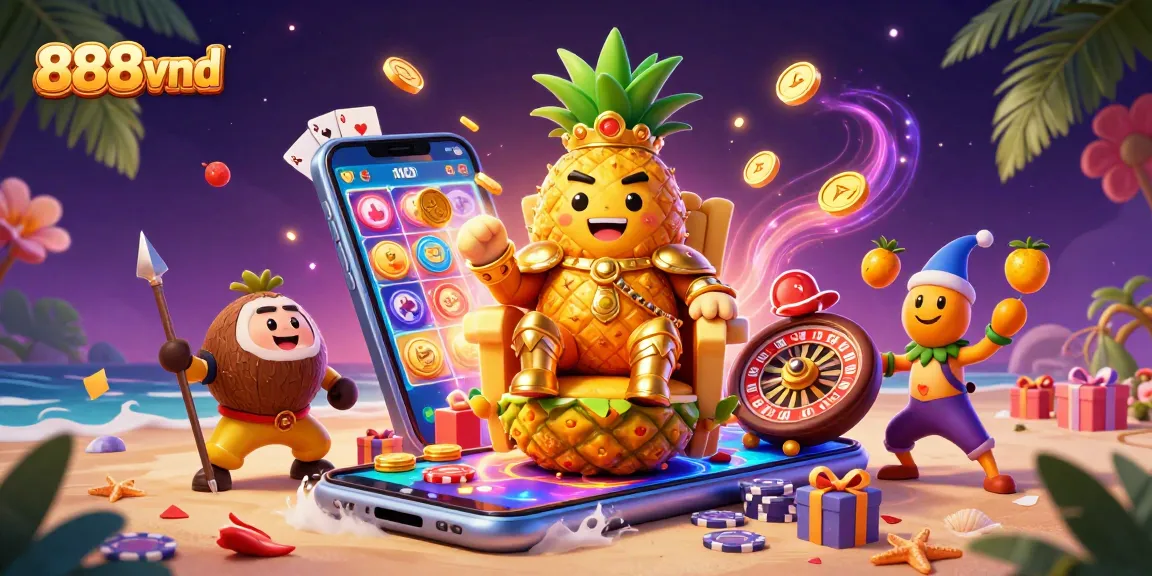 Engage in vibrant gaming action at 888vnd with colorful games and golden rewards overflowing.