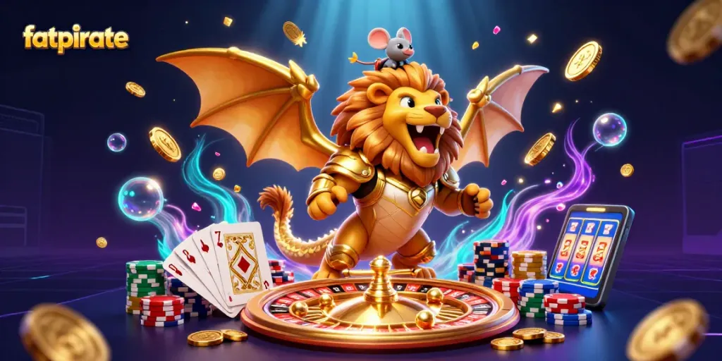 Engage with the exciting world of fatpirate casino featuring a triumphant chimera and thrilling casino elements.
