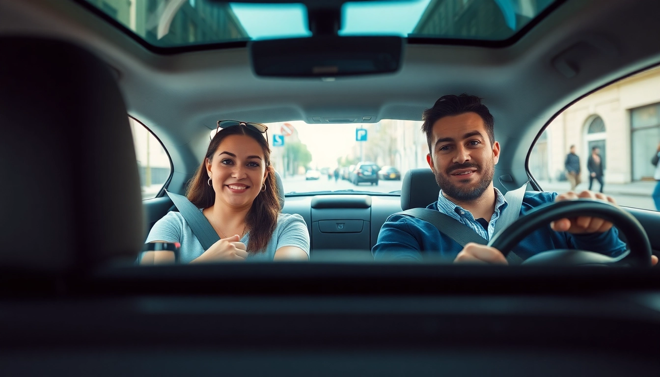 Experience automatic driving lessons Manchester with a professional instructor in an urban setting.