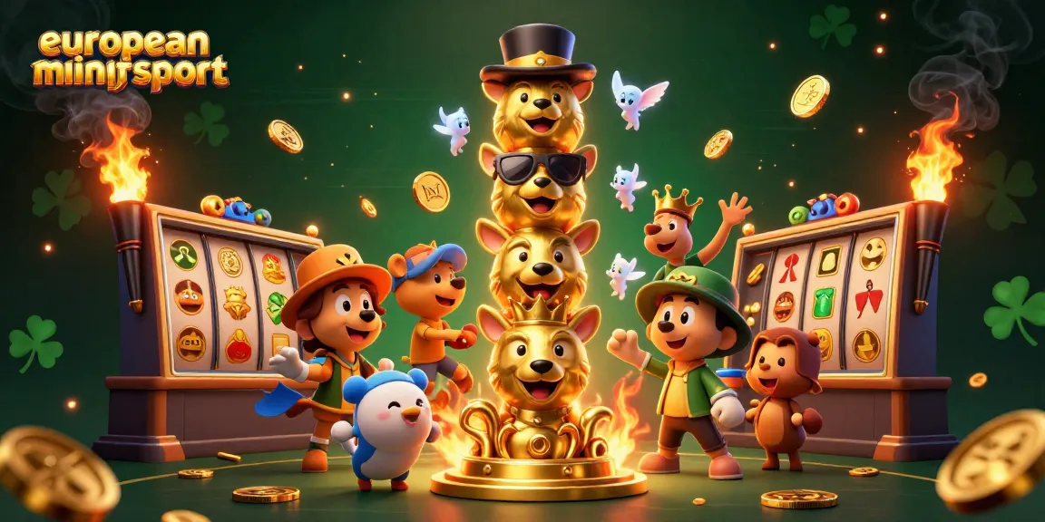 Win at europeanminigolfsport with vibrant casino-themed 3D illustration depicting rich game elements.