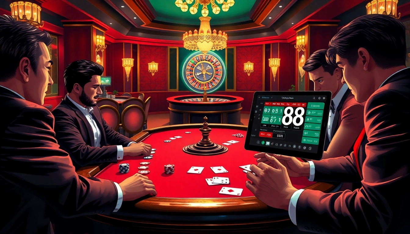 Experience the excitement at trang chủ rr88, where players enjoy high-stakes poker in a luxurious casino setting.