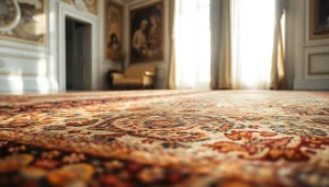 Enhance your space with expert Restauro Tappeti milano services by showcasing a beautifully restored vintage carpet.