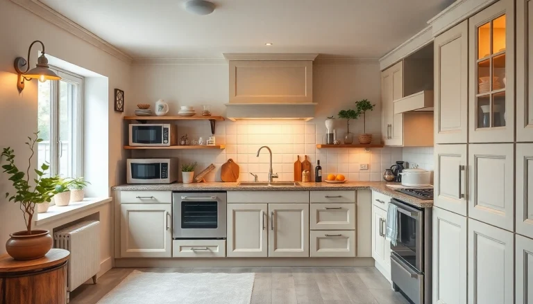 Explore top уреди за вграждане in a well-designed kitchen layout, highlighting functionality and style.