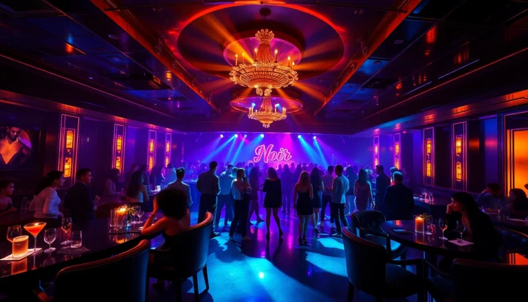 Vibrant nightlife at Club SXM with stunning performers and cocktails.