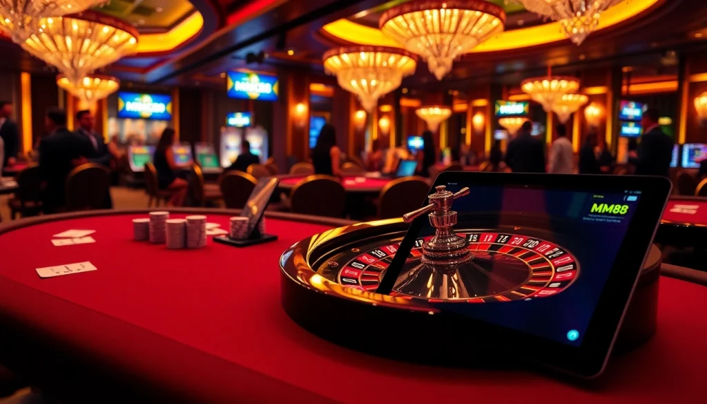 Experience the luxury of MM88 with vibrant casino games and an inviting online interface.