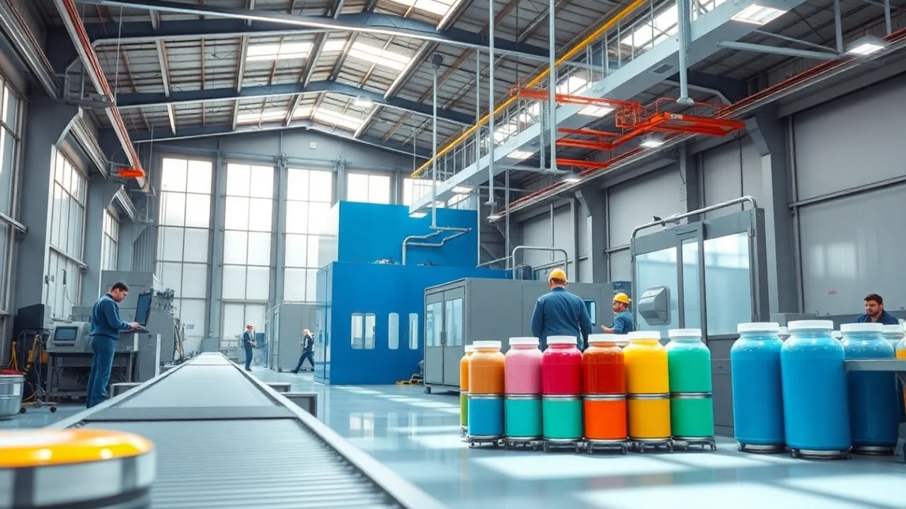 High-quality powder coating Malaysia facility showcasing advanced technology and skilled workers.