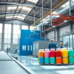 High-quality powder coating Malaysia facility showcasing advanced technology and skilled workers.