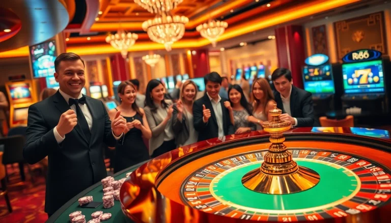 Engaging casino experience with rr88 đăng nhập spotlighting exciting roulette action.