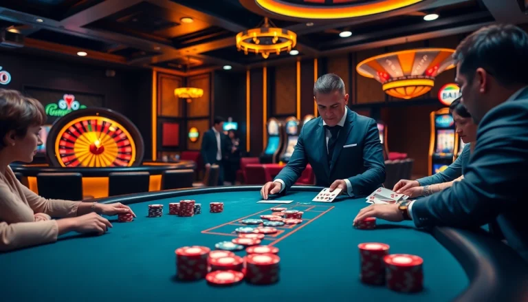 s8 players engaging in a high-stakes poker game at a professional casino table