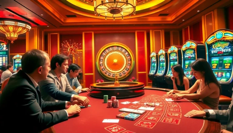 Experience the thrill of winning at rr88c.mobi, featuring vibrant casino tables and enthusiastic players.