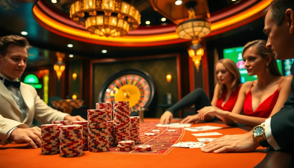 Engaging players at DN 88 poker table, showcasing high-stakes action and digital betting interface.