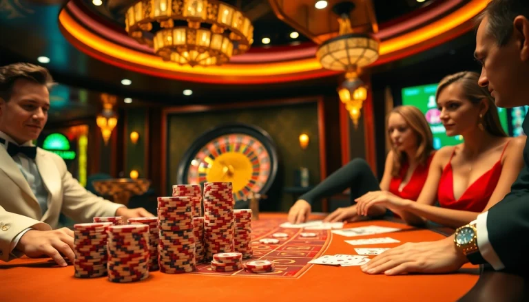 Engaging players at DN 88 poker table, showcasing high-stakes action and digital betting interface.