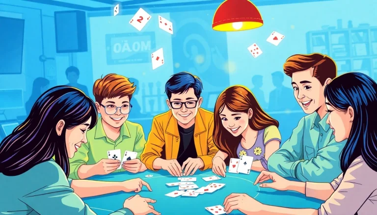 Engaged players enjoying card games on topgamebaidoithuong.mx, highlighting community and fun.