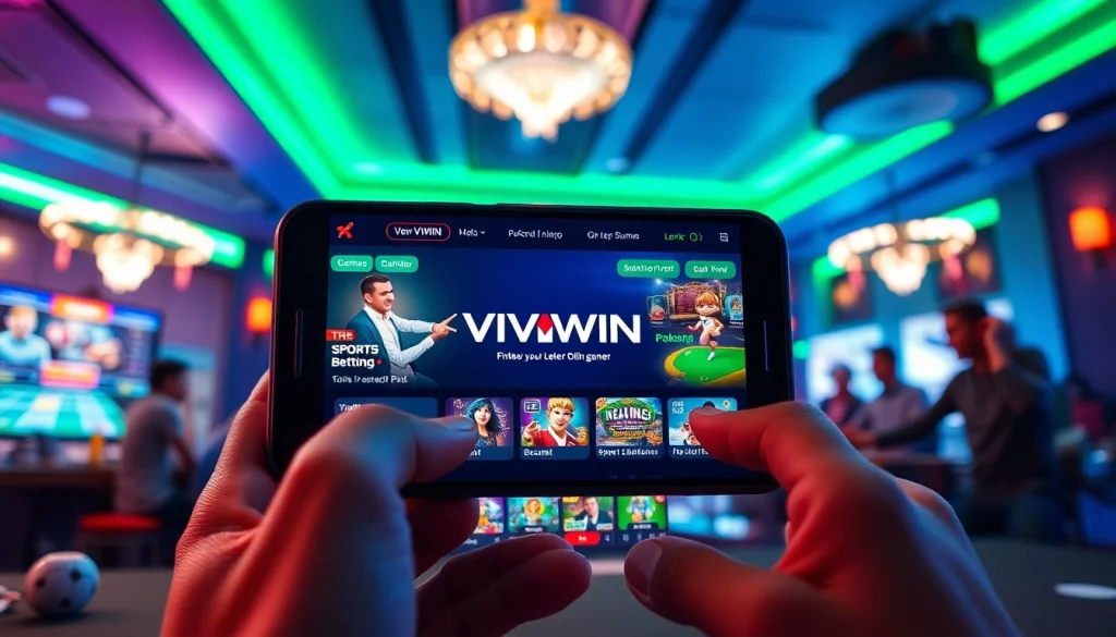 Experience VVVWIN88.live with a dynamic online gaming interface showcasing Baccarat, Poker, and Sports Betting.