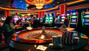 Experience thrilling gameplay at https://fly88.ad/ with professional casino tables and vibrant betting action.