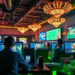 Engaging online betting scene featuring tk88win.live with vibrant casino games and sports betting.