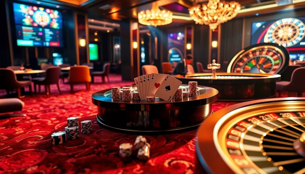 SX 88 casino excitement with a vibrant poker table showcasing high-stakes gameplay.