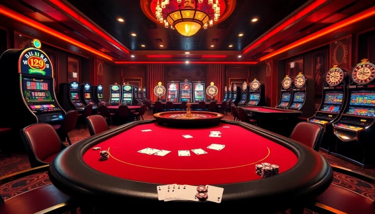 Players strategizing over a vipwin79 poker table in an upscale casino atmosphere.