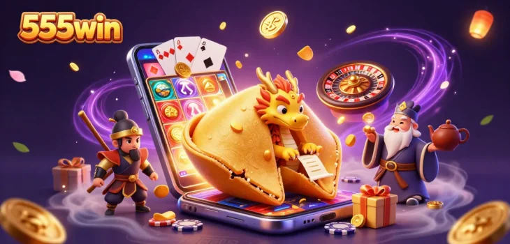 Experience exciting gameplay at 555win in an ultra-detailed 3D casino illustration featuring rich themes.